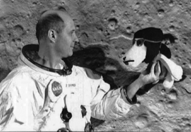 A lunar module was named after snoopy