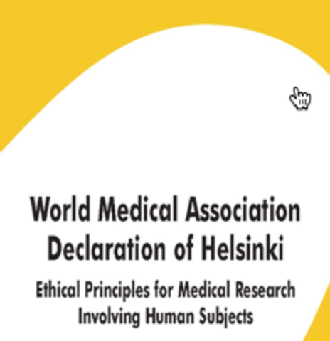 Declaration of Helsinki released