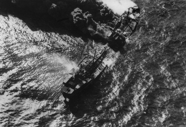 U-boats sink merchant vessels
