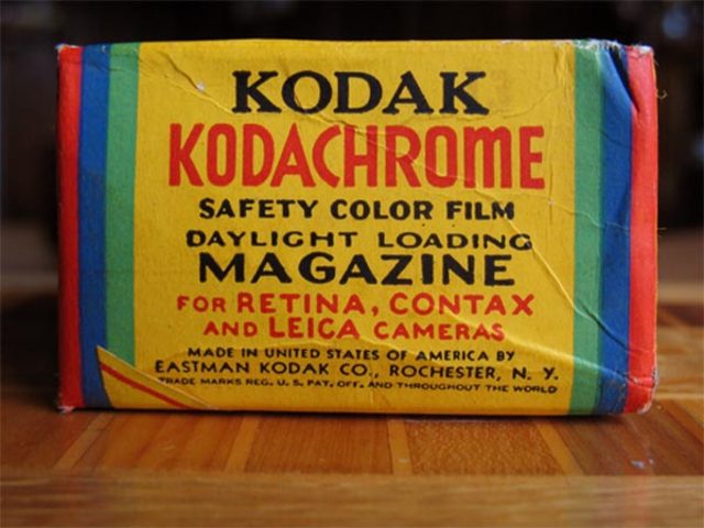 Colour photographic film was invented