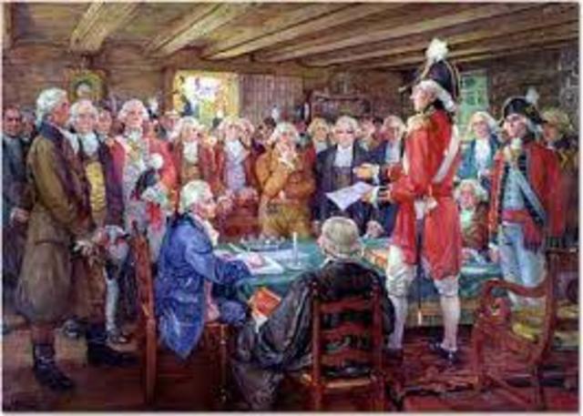 British volonteers attack Makenzie and Makenzie fleed to the united states.