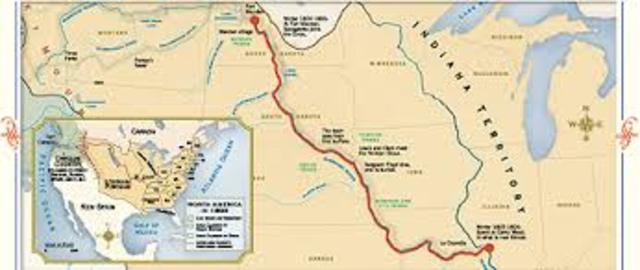 Lewis and Clark's exidition was on it's way