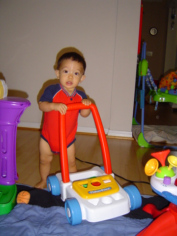 When I started to walk.