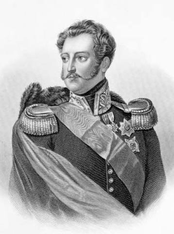 Czar Nicholas steps down from power