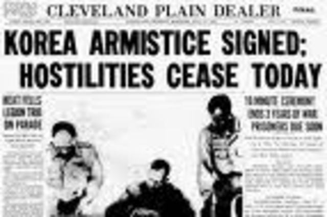 Armistice signed.