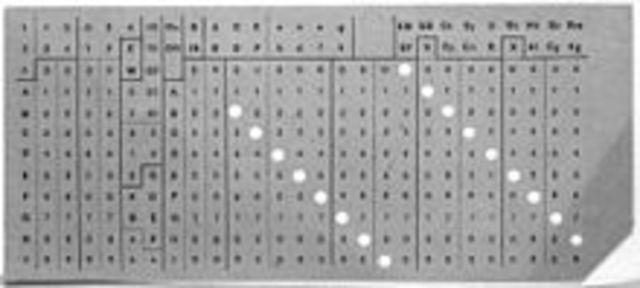 The Hollerith Punched Card