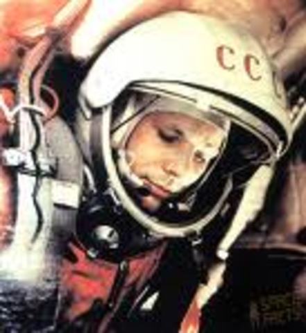 First man in Space.