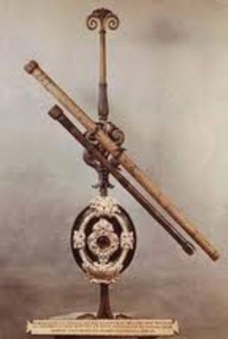 Galileo Galilei used the telescope