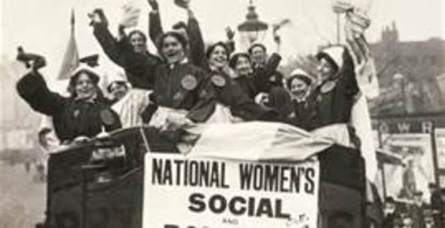 Suffragettes were formed - uk