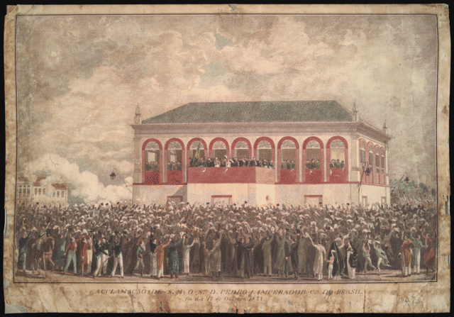 D. Pedro é aclamado imperador do Brasil