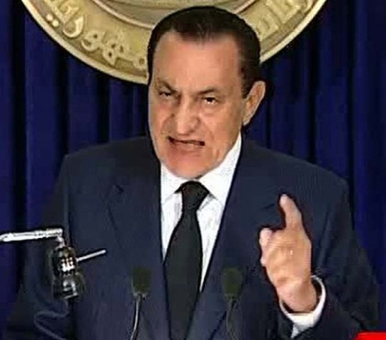 Presedent Mubarak tells Egypt he will not seek re-election