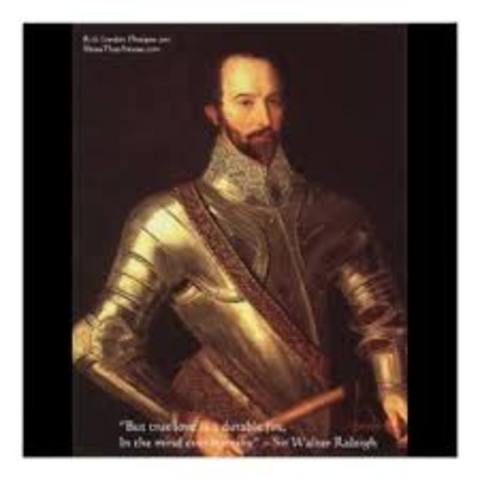 Walter Raleigh Landed on Roanoke Island