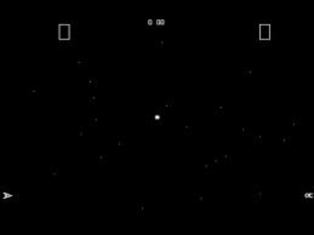 Space Wars a game where a ship in space flies around shooting enemies