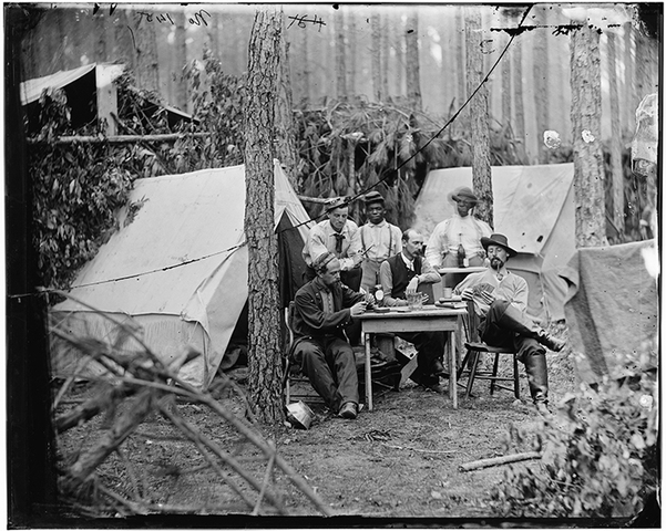 Charles Cummings wrote to his wife; Camp Seward near Washionton