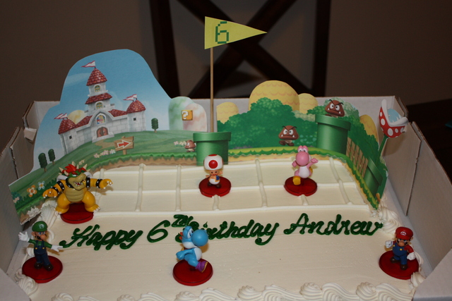 My 6th Mario bros birthday!
