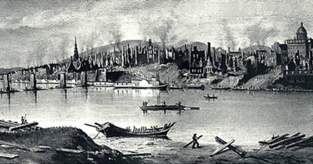 Fire Behind William Dielanys Icehouse