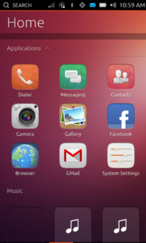 Canonical announced Ubuntu Touch, a version of the Linux distribution expressly designed for smartphones. The OS is built on the Android Linux kernel, using Android drivers, but does not use any of the Java-like code of Android.