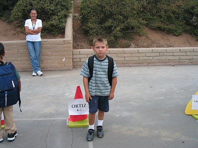 Entrei na escola primária, chamava-se Grant (San Diego)