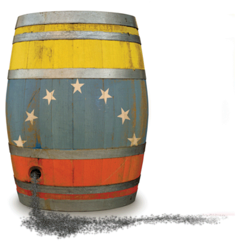 The name "Powder keg" was coined