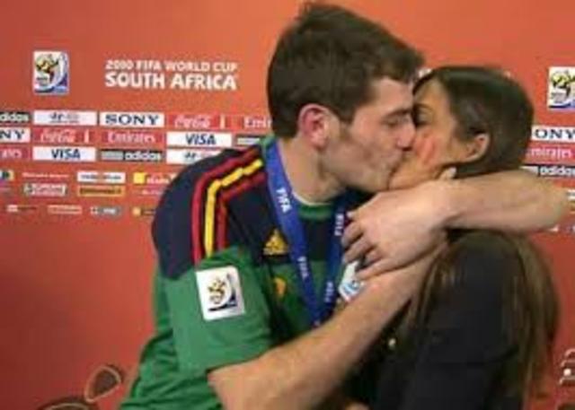 Conocio a su novia Sara Carbonero