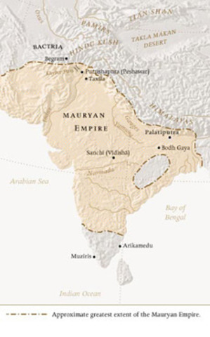 The beginning of the Maurya empire