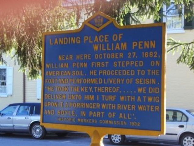 William Penn establishes Pennsylvania