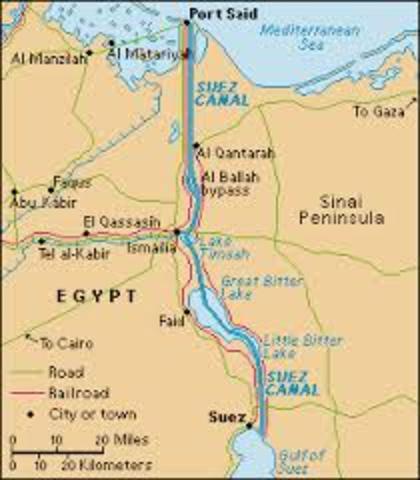 Suez Canal Completed
