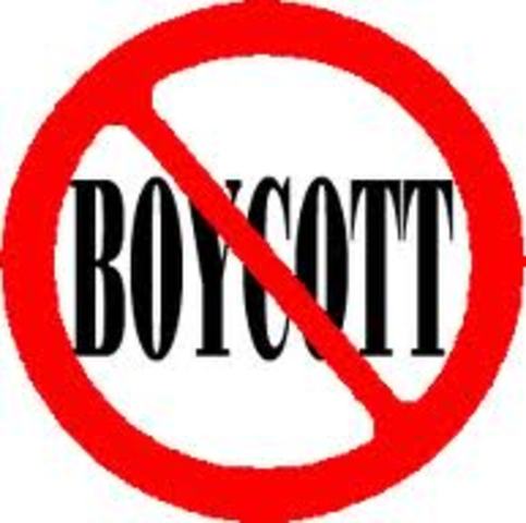 Boycott ends