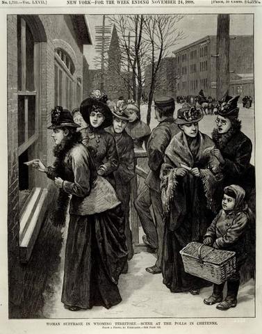 Wyoming Allows Women to Vote