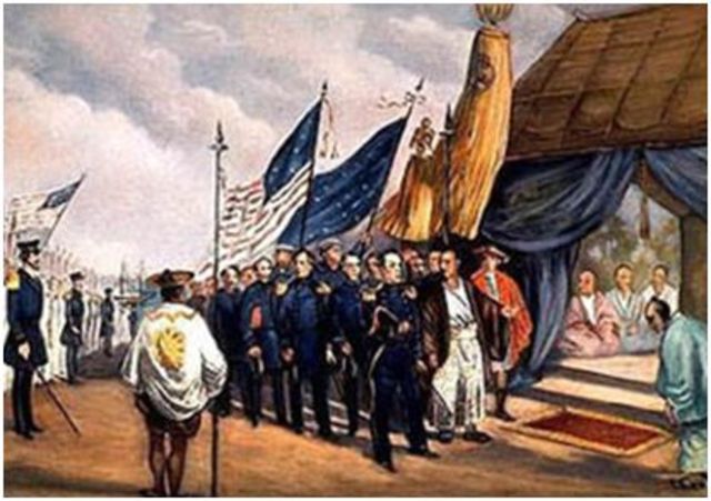 Commodore Perry Arrives in Japan