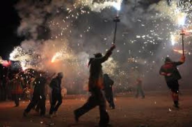 Primera referència als castellers de l'Espluga al ball dels diables