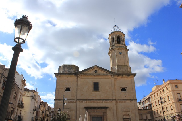 Primera pedra de la nova església