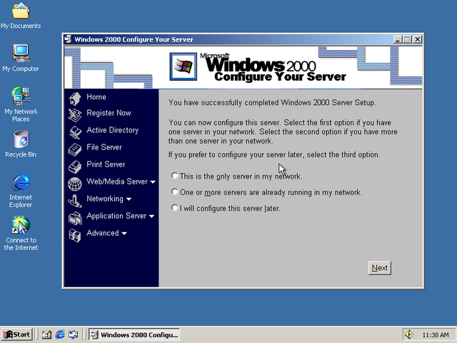 Windows 2000 Server Edition