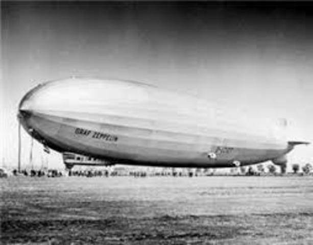First German zeppelin raid on Britain