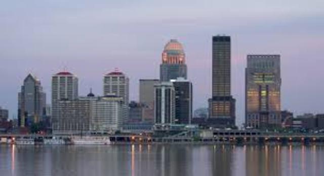 Capital moved to Louisville