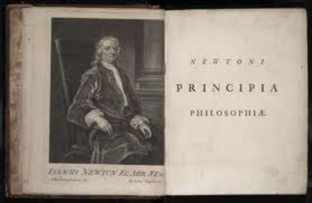 Isaac Newton Publishes Philosophia Naturalis Principia Mathematica