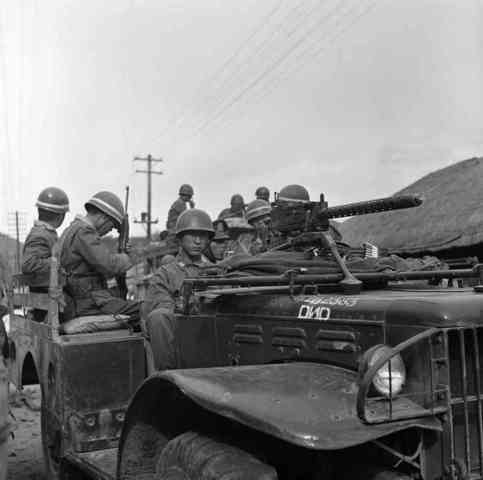 United State troops reach Pyeong Yang