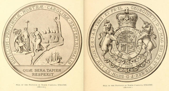 Colony Province of Carolina was formed