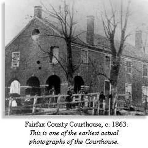Marching to the Fairfax Courthouse