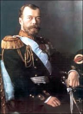 Russian Tsar Nicholas II abdicates