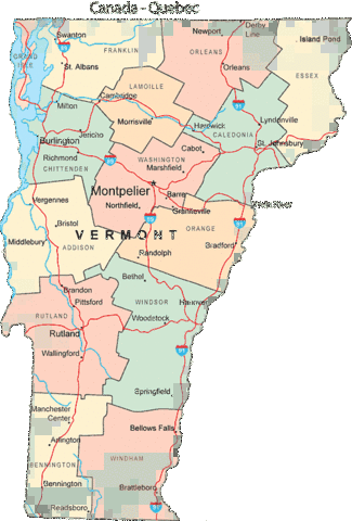 Canadians escape to vermont.