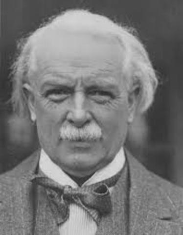 Lloyd George becomes British Prime Minister