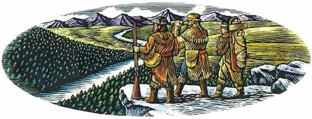 Lewis Crosses Continental Divide