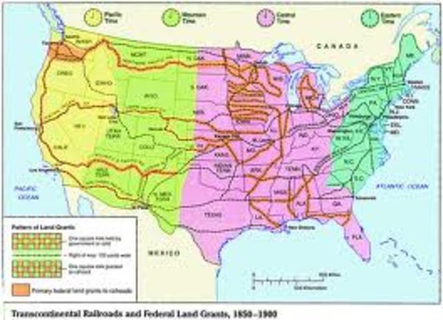 The transcontinental Railroad