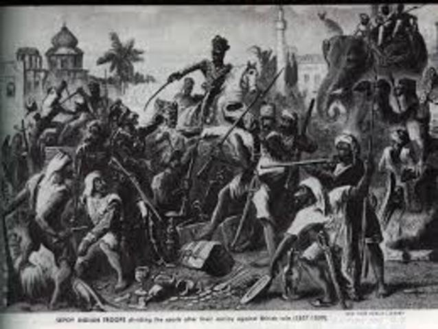 Sepoy Mutiny in India