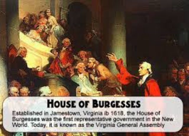 The House of Burgesses formed
