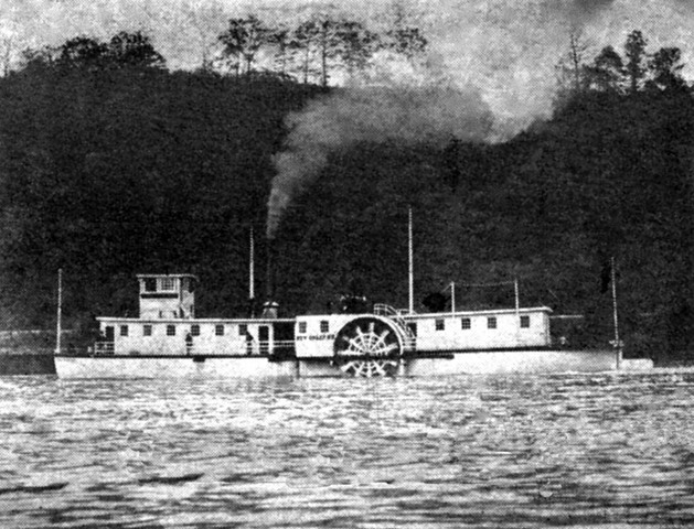 First Steamship down the Mississippi River