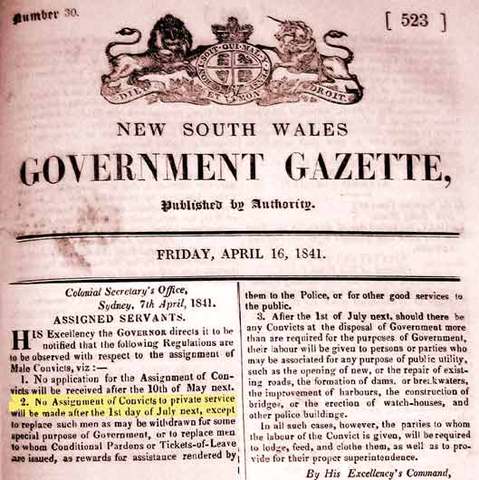 End of Convict Transportation