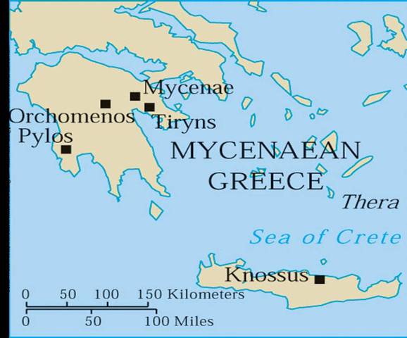 Mycenaean Greece started