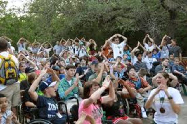 Went to camp for the first time